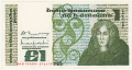 Ireland, Republic Of 2 1 Pound, Prefix CCB, 11.10.1977